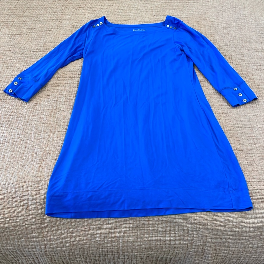 Lilly Pulitzer 3/4 Sleeve Boatneck Dress